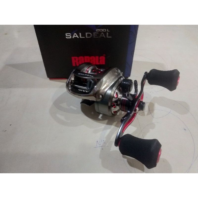 REEL BC RAPALA SALDEAL 200L SHALLOW SPOOL Handle Kiri