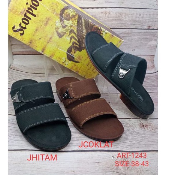 SANDAL KULIT ASLI PRIA SCORPION 1243