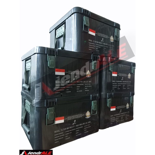 Box atau Kotak Peluru Bekas TNI