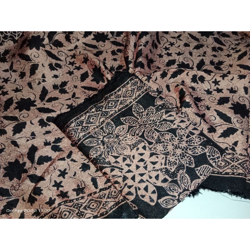 kain batik viscose semi sutera batik viskos bacem batik lasem batik hitam coklat batik seni cirebon
