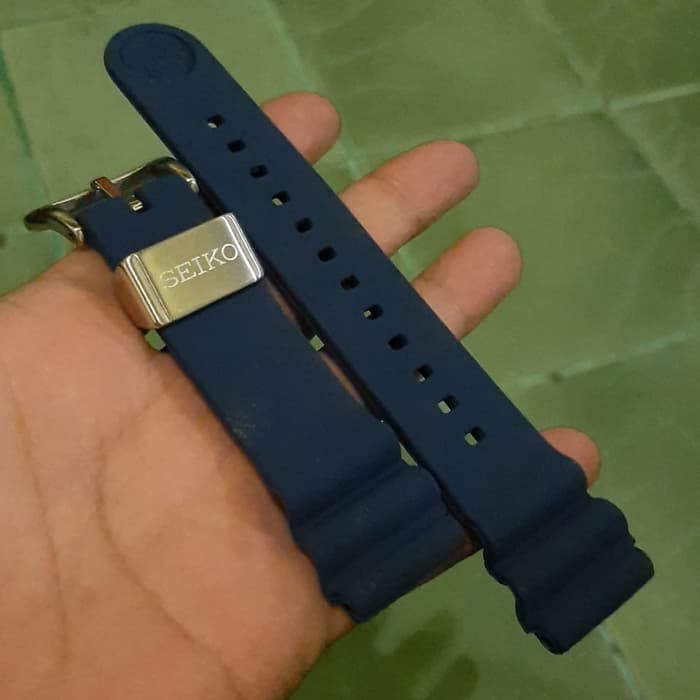 tali jam tangan silicon rubber seiko prospex diver strap tali jam tangan seiko diver