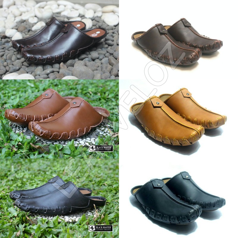 Sepatu Sandal Black Master Bustong King Pria Original Murah