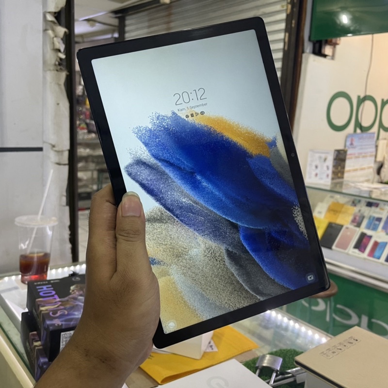 samsung tab a8 2022 4G lte ram 4/128gb second bekas pakai mulus fullset original