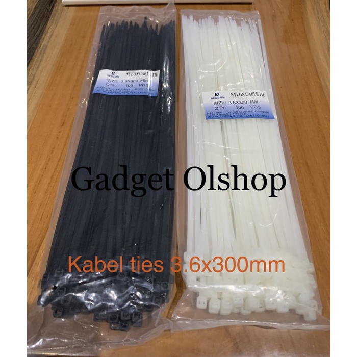 

ORGANIZER-DOCUMENT- KABEL TIES 30CM - KABEL TIS 30CM - CABLE TIES - TIS 3.6X300MM - IKAT -DOCUMENT-