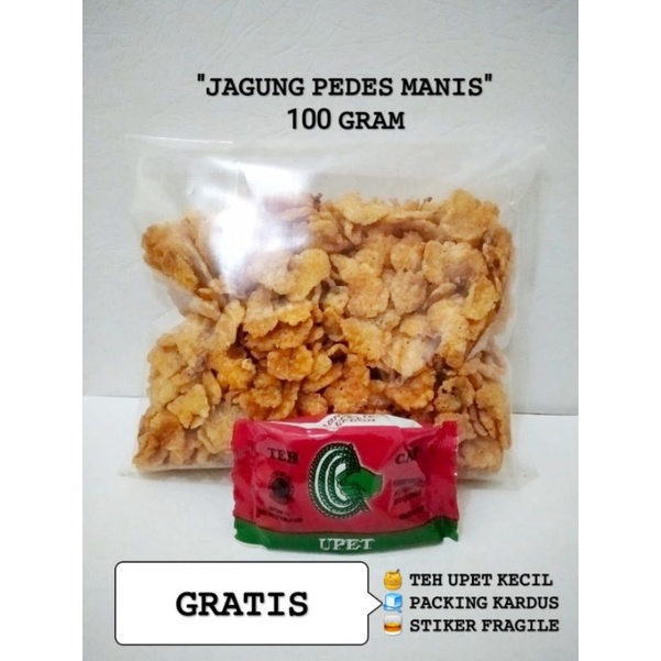 

Cemilan Jagung pedas manis oleh oleh khas cirebon