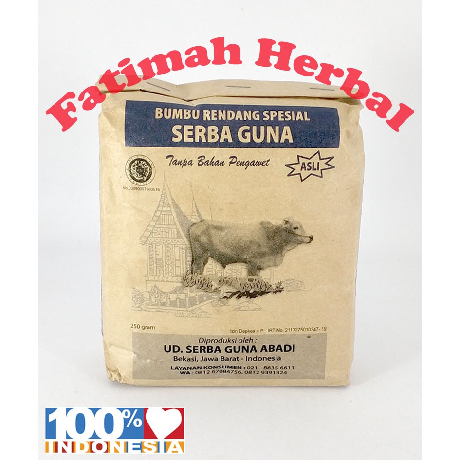 

Bumbu Rendang Spesial Serbaguna - Tanpa Pengawet - 250 gram