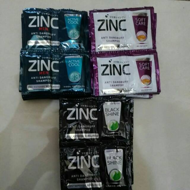 ZINC Shampo Sachet 1 renceng isi 24 pcs Hijab Active