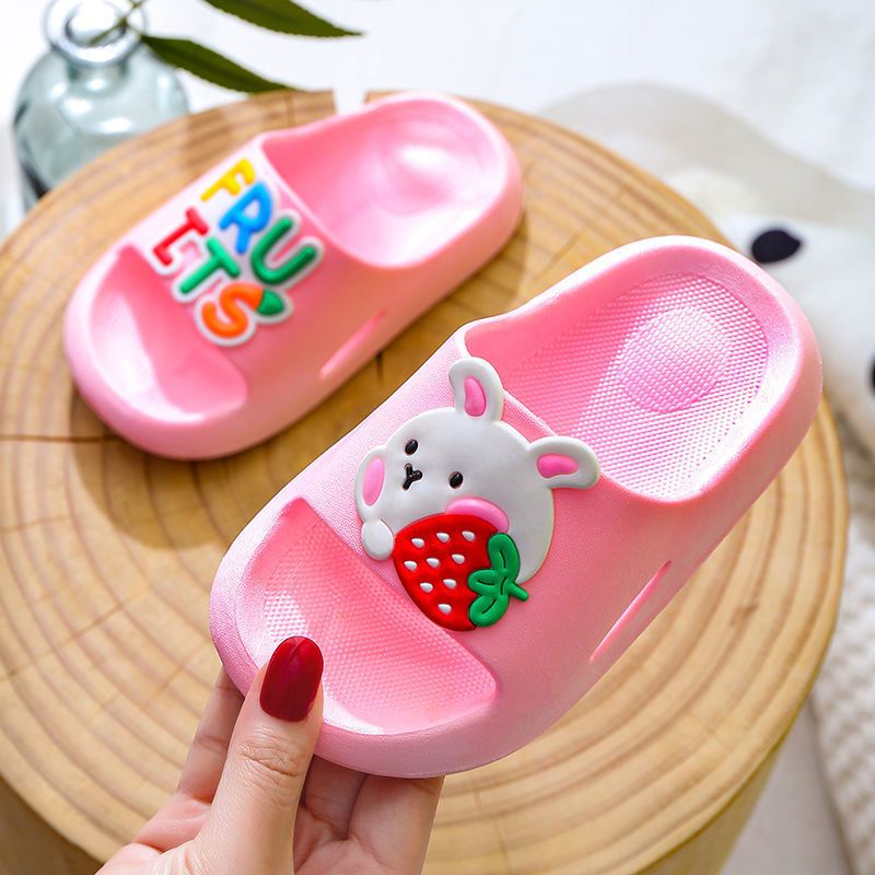 Sandal Slop Anak Karakter Kartun Fruit Animal Import RF