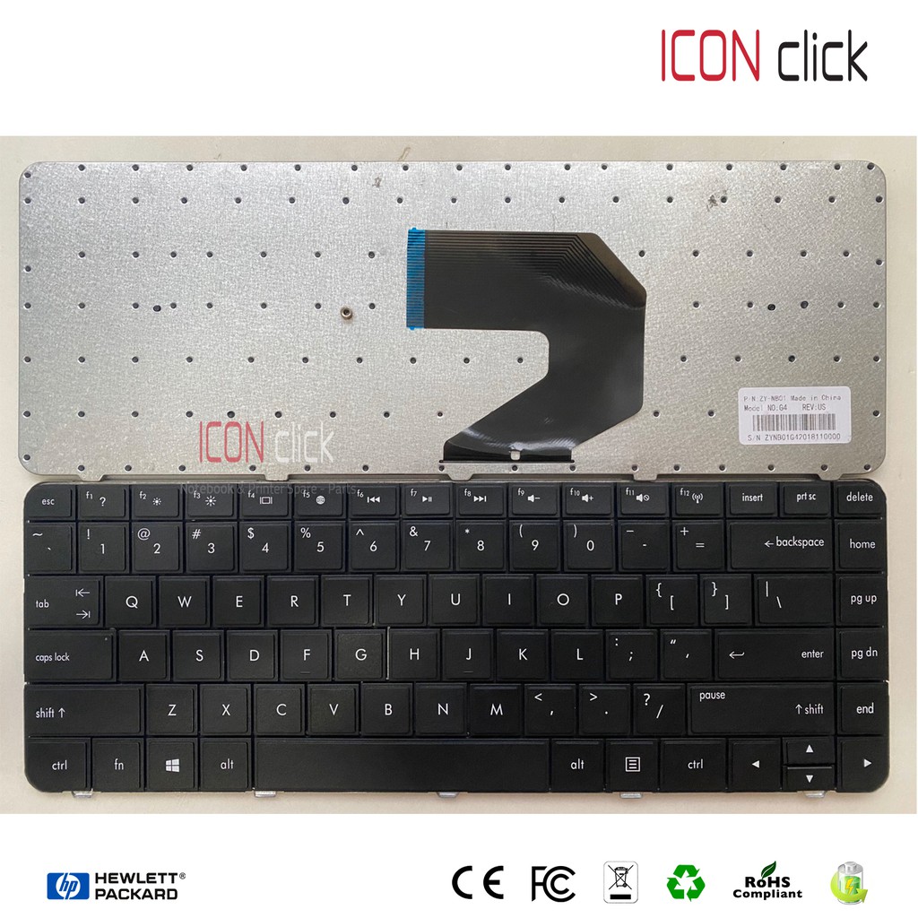 Keyboard Laptop HP Pavilion G4 Series G6 Series 430 600 Hitam