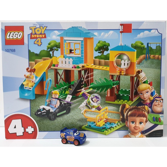 Lego Toy Story 4 Buzz dan Bo Peep Taman Bermain Mobil Hitam Original