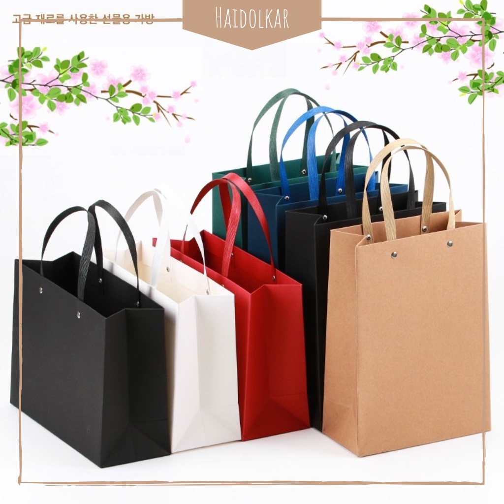 

Paper bag fancy kantong baju tali tebal paper bag kado zakka paper bag belanja