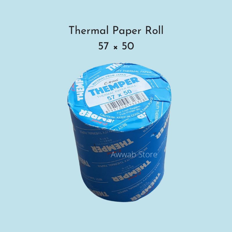

Kertas Thermal 57×50 Kertas Printer Bluetooth Struk Kasir