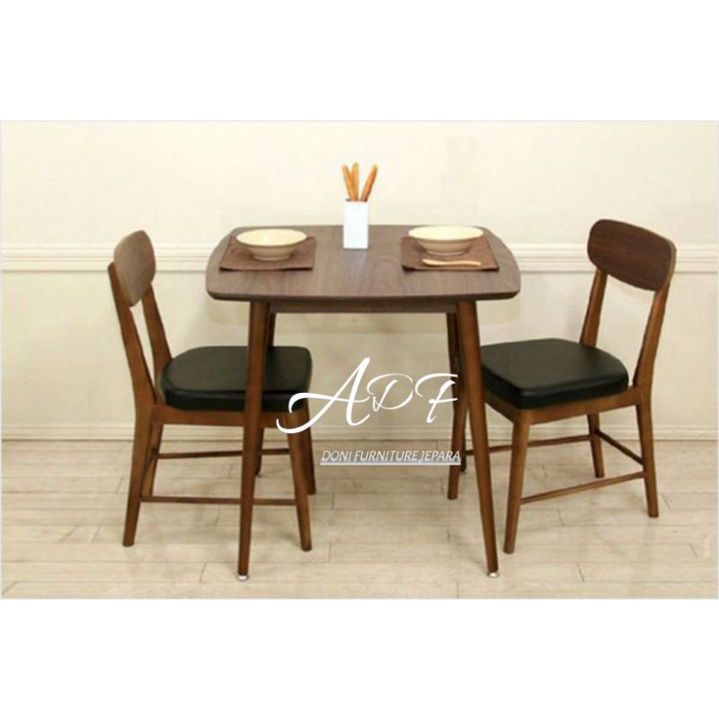 Set Meja Cafe Meja Makan Minimalis Kayu Jati Meja Cafe