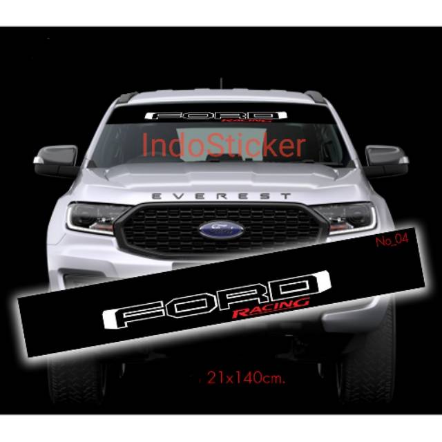Stiker mobil Ford cutting sticker kaca mobil Ford