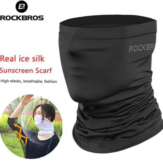 Rockbros Masker Buff Sepeda Motor Outdoor Rockbros Buff Bandana Murah - Putih