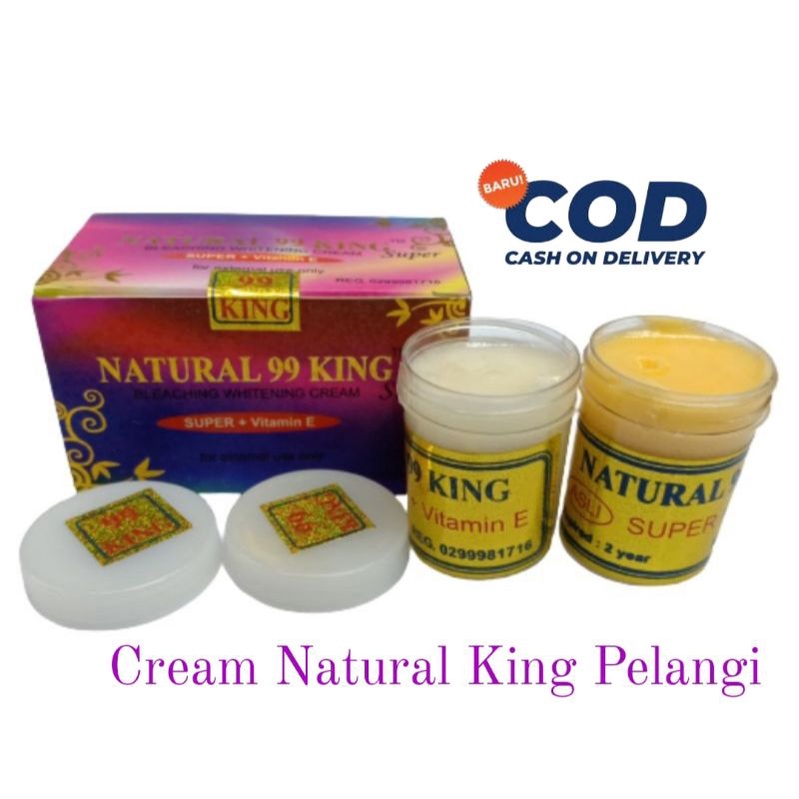 Paket Cream Natural King Pelangi [ Lusinan ]