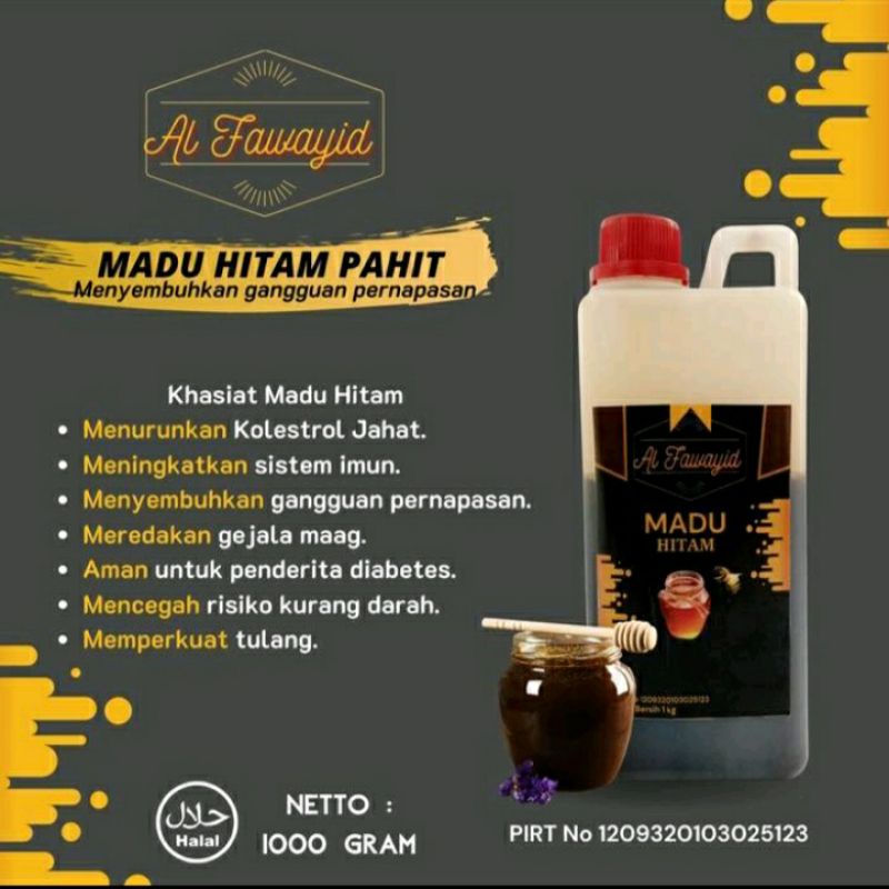 

DSM Healthy Madu Hitam Al-fawayid 1000g