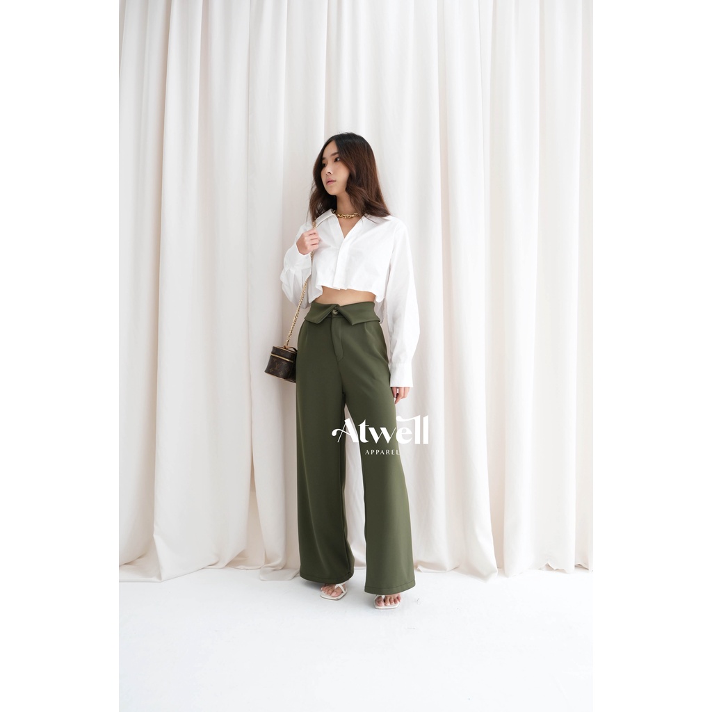 Xander High Waist Culotte Pants