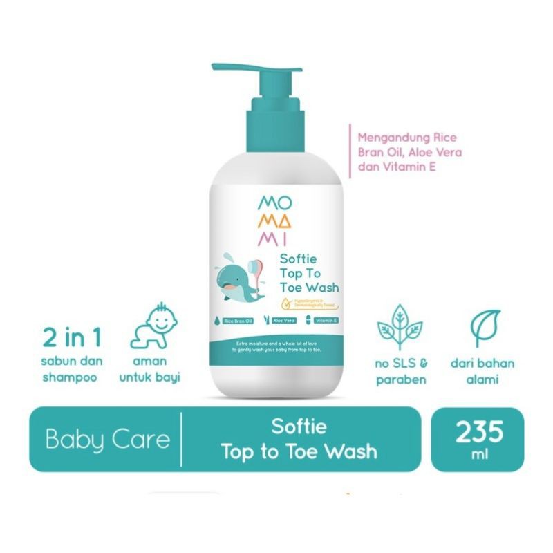 MOMAMI Bubbly Body Happy Hair Softie Top to Toe Wash