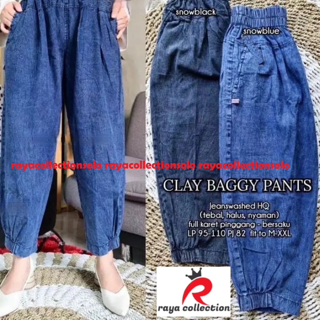 Clay Baggy Pants Jeans - Celana Jeans Wanita RCS