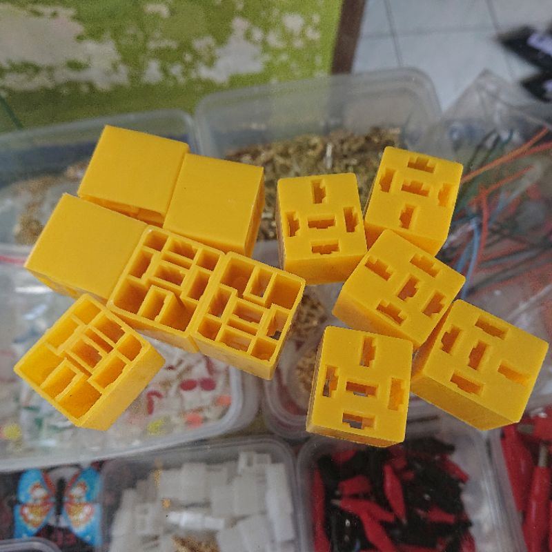 SOCKET SOKET RUMAH RELAY KAKI 5 KAKI 4 TANPA SKUN DAN KABEL