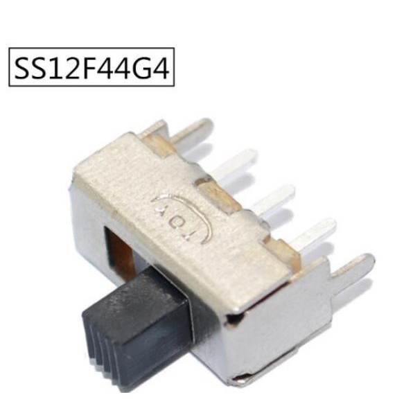 SS12F44 1P2T SPDT 3p Toggle Switch Switches handle 5mm 2p fixed holder