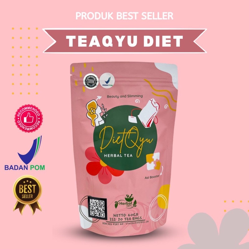 [ BISA COD ] TEH DIETQYU HERBAL