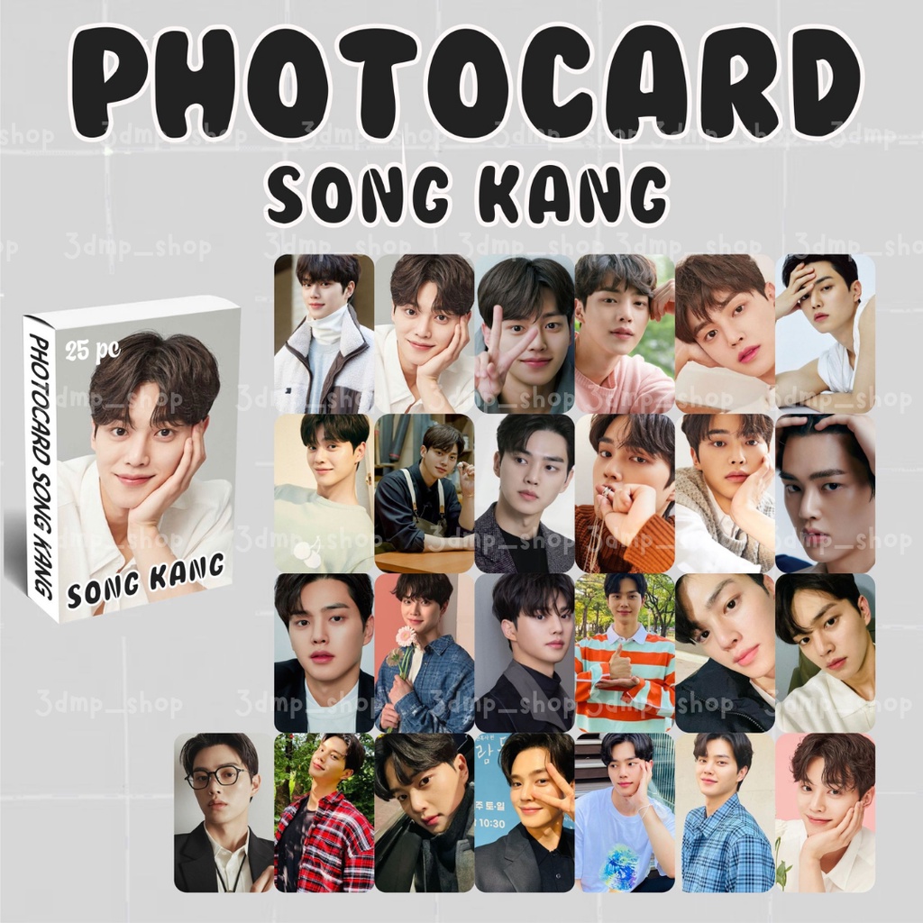 [25 lembar] Photocard KDrama K-Drama Moon Sang Min Songkang Song Kang Ahn Hyo Seop Eunwoo Win Metawin Bright Song Joong Ki Lee Jong Suk Minho Seonho