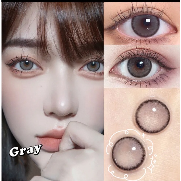 （COD）soflen minus（0.00-4.50）1 Pasang Lensa Kontak Warna Diameter 14-14.5MM Lensa Kontak Tahunan soflen mata soflens softlens soplen murah