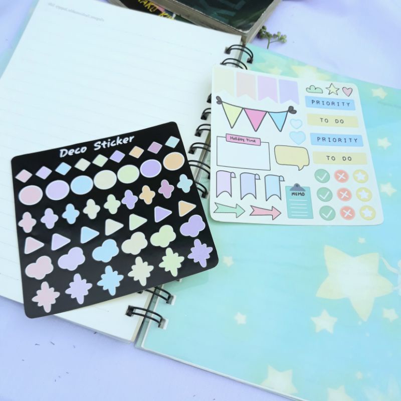 

kisscut stiker deco stiker to do list stiker jurnal sticker journaling murah