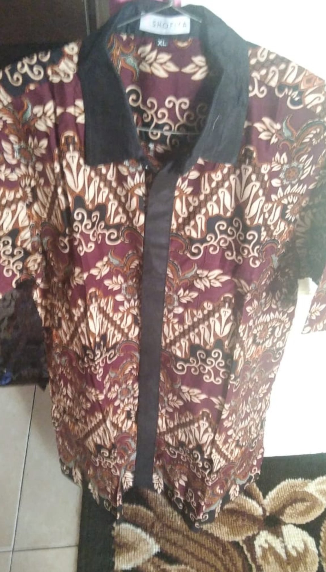 Bisacod Ori Shofiya-termurah Couple Batik Premium Mewah Gamis Kemeja Kondangan Jagong Sarimbit Murah