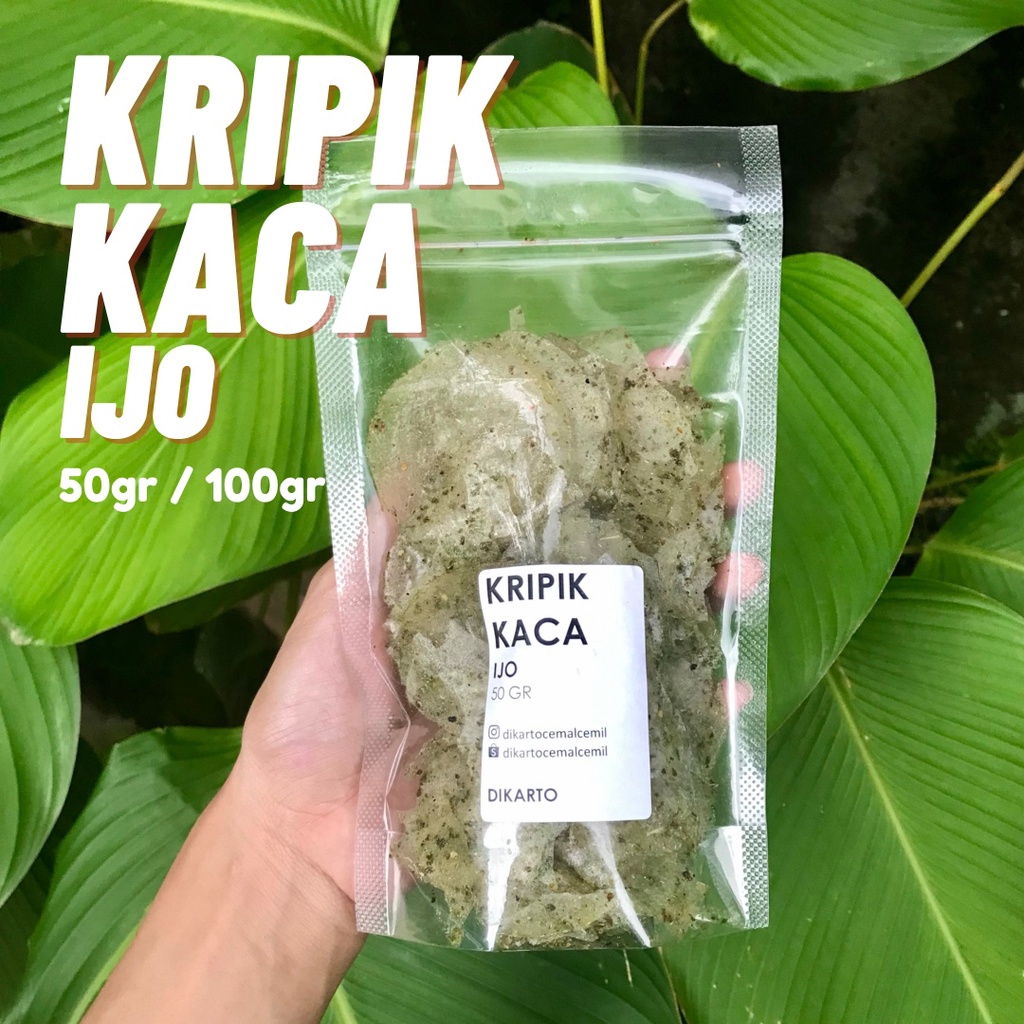 

[DIKARTO] Kripik Kaca Ijo Keripik Kripca 100 gram 50 gram