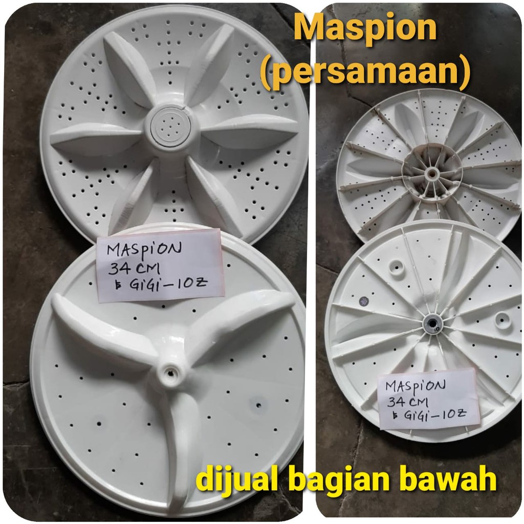 Pulsator Mesin Cuci MASPION 9972 1291 diameter 34 cm AS 10z PERSAMAAN