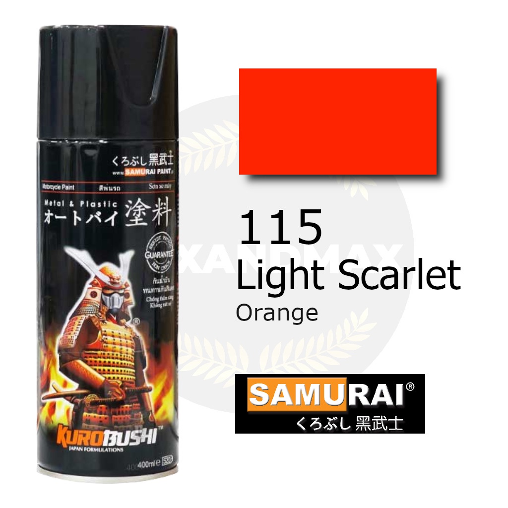 Samurai Paint Light Scarlet 115 Orange 400 ml - Cat Semprot