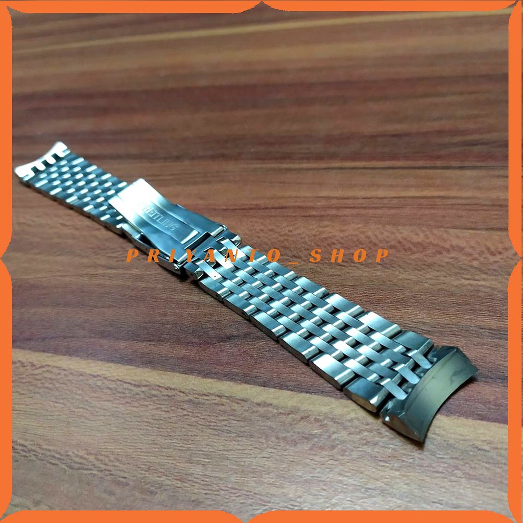 Tali Jam Rantai Breitling 1884 Strap Tali watch Breitling 24mm