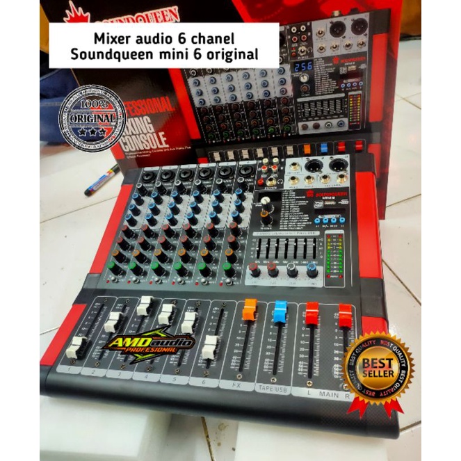 Mixer soundqueen mini 6 original