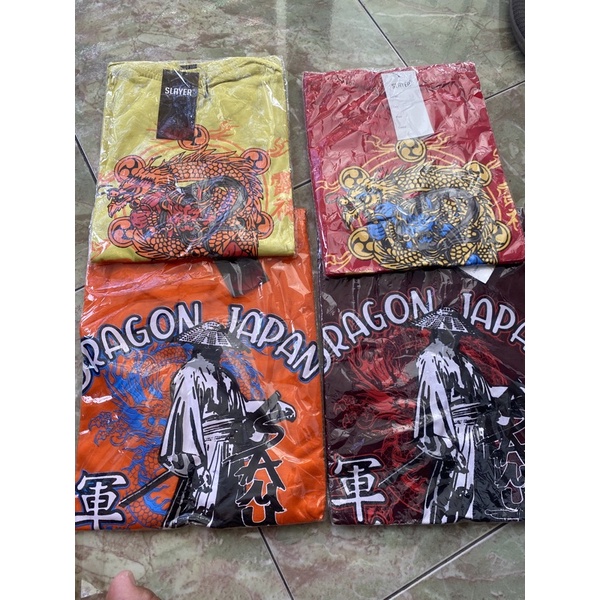 Kaos Anak junior Samurai Jepang / baju anak tanggung murah