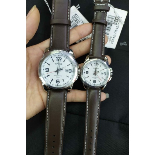 CASIO MTP 1314L/LTP 1314 JAM TANGAN KULIT ORIGINAL PRIA - WANITA