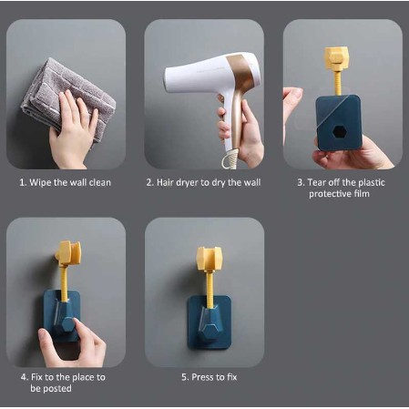 Gantungan Shower/ Cantolan Shower Plastik Tempel/ Tatakan Shower/Shower Holder 20040