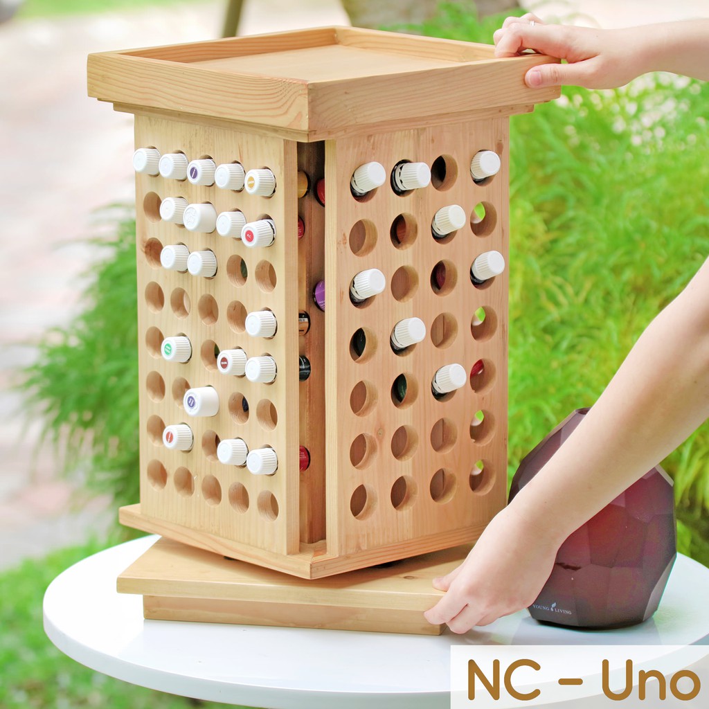 Rolling Rack for Essential Oil (Rak Putar Tempat Menyimpan Botol Essential Oil)