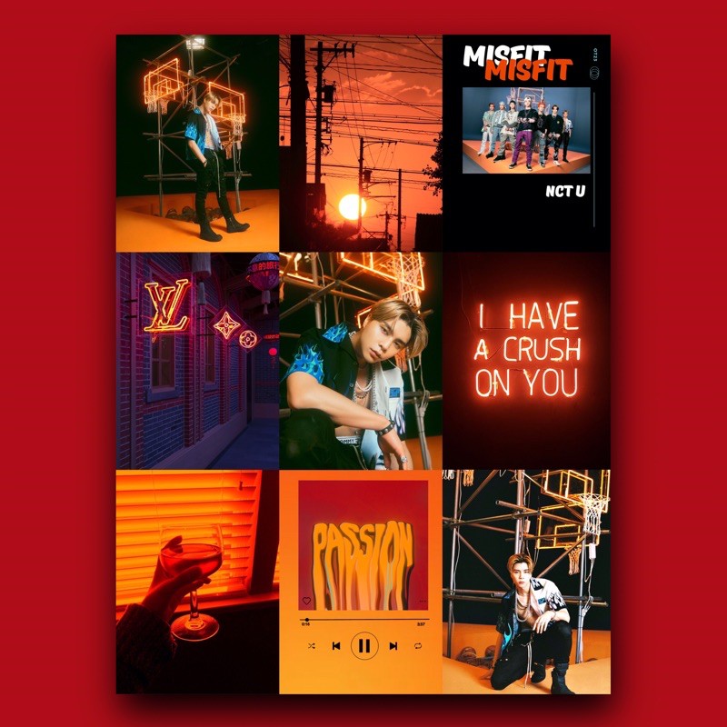 Walldecor NCT U Misfit Johnny Mini Poster Dinding A5 Hiasan Aesthetic Murah KPOP Terlaris