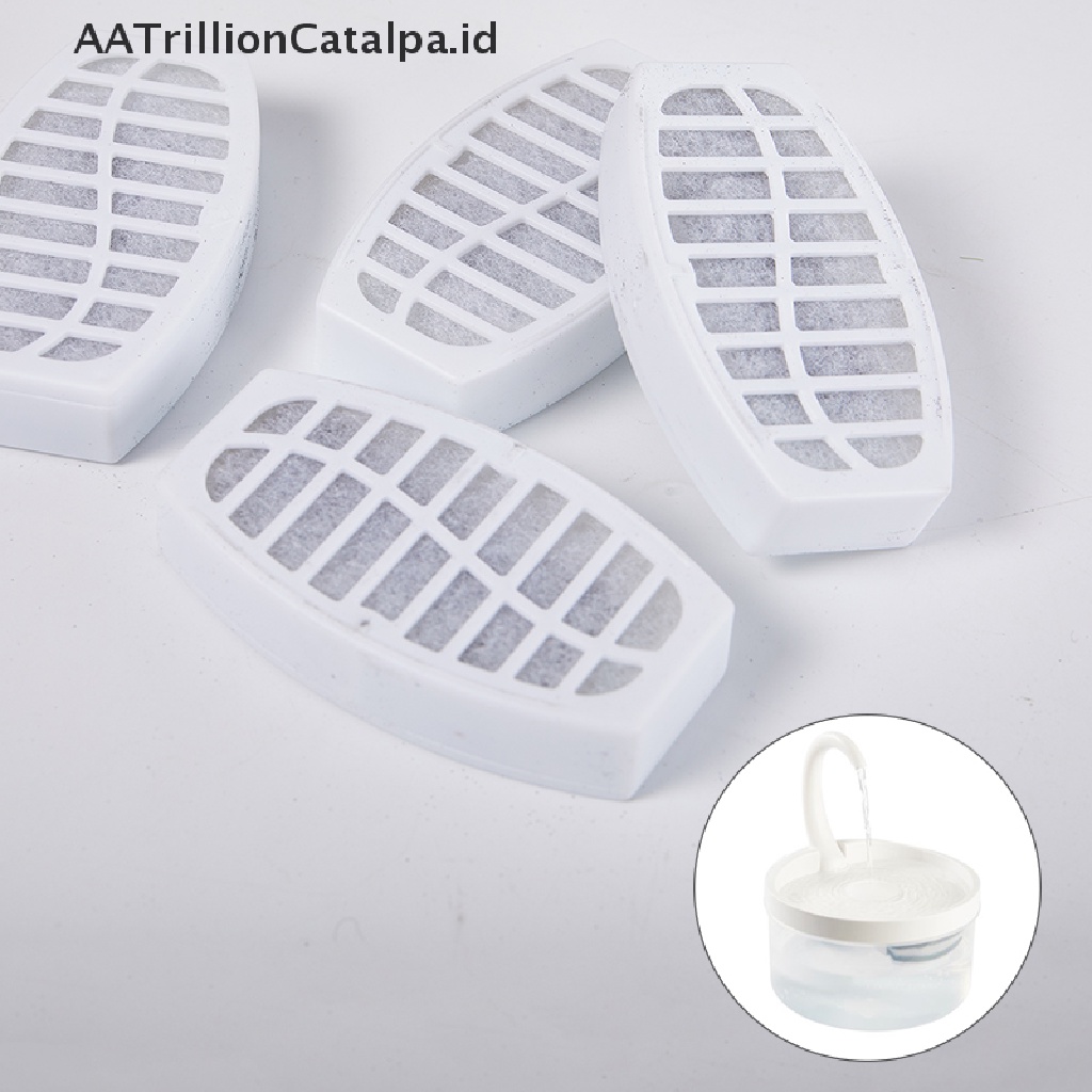 Aatrillioncatalpa 1 / 4pcs Filter Dispenser Air Minum Pengganti Untuk Hewan Peliharaan