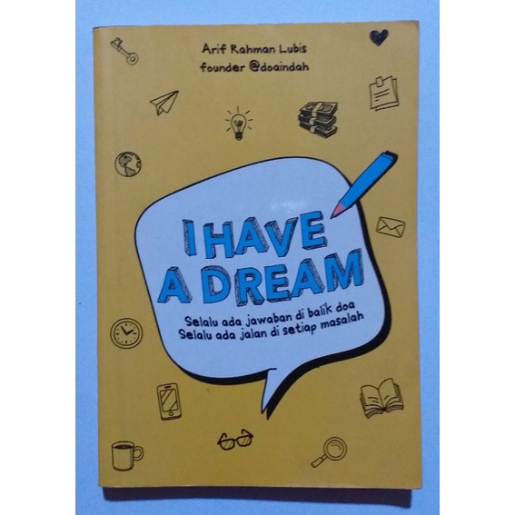 

Preloved (Buku Bekas) Buku I have a dream