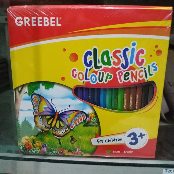 

WARNAPENSIL- PENSIL WARNA GREEBEL CLASIC 24 -PENSIL WARNA