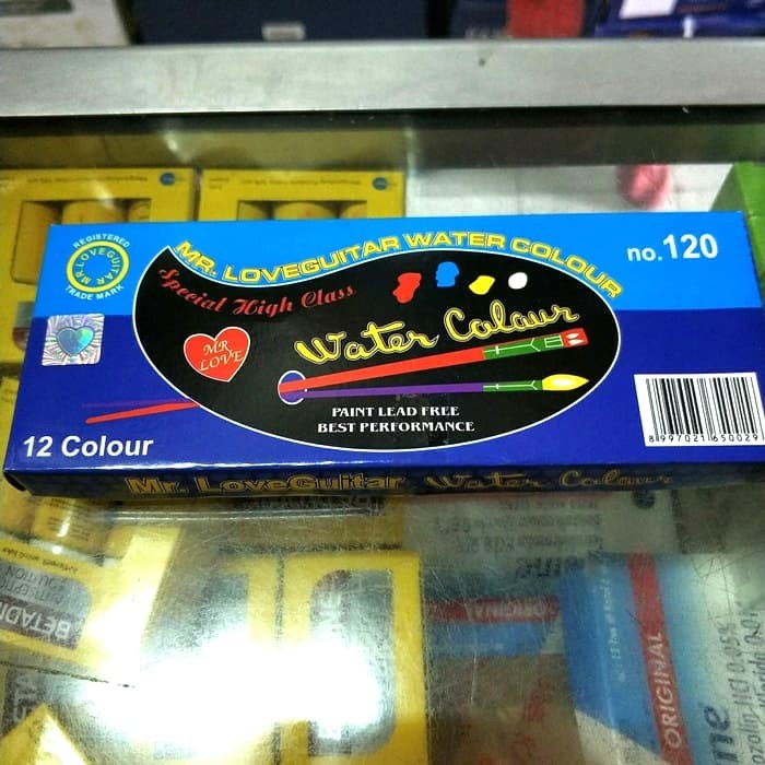 

air-cat- cat air / water colour 12 warna no.120 -cat-air.