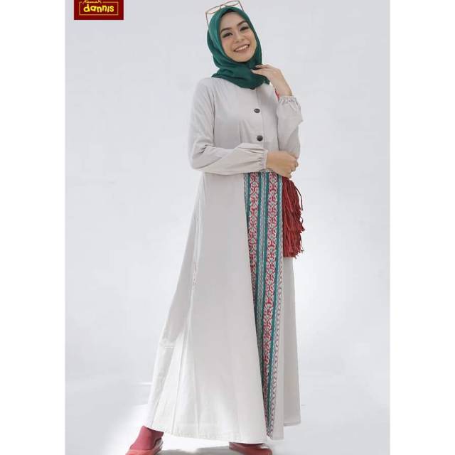 Abaya/Koko Dannis Dewasa d'Tenun Tosca