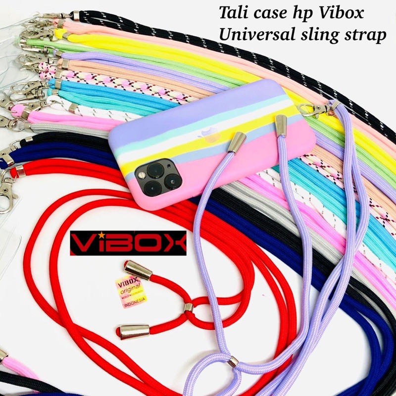 promo Universal vibox nagita Sling Strap Tali gantungan hp candy korean kekinian plug &amp; play