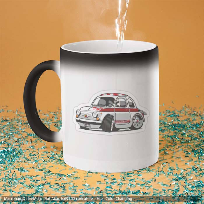 Mug Magic Fiat Abarth 695 SS caricature