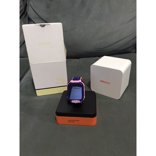 Preloved IMOO Z5 Watch Phone 2019 authentic Smart full set imoo i moo Pink merah muda ungu purple