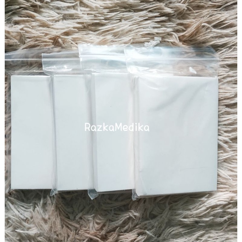 Kertas Perkamen putih obat puyer pulvis Farmasi ukuran 12,5cm x 9,5cm isi 250 lembar